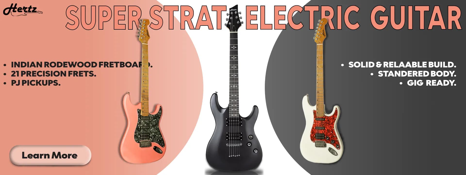 Electric guitars — Super Strat & stage-ready electrics