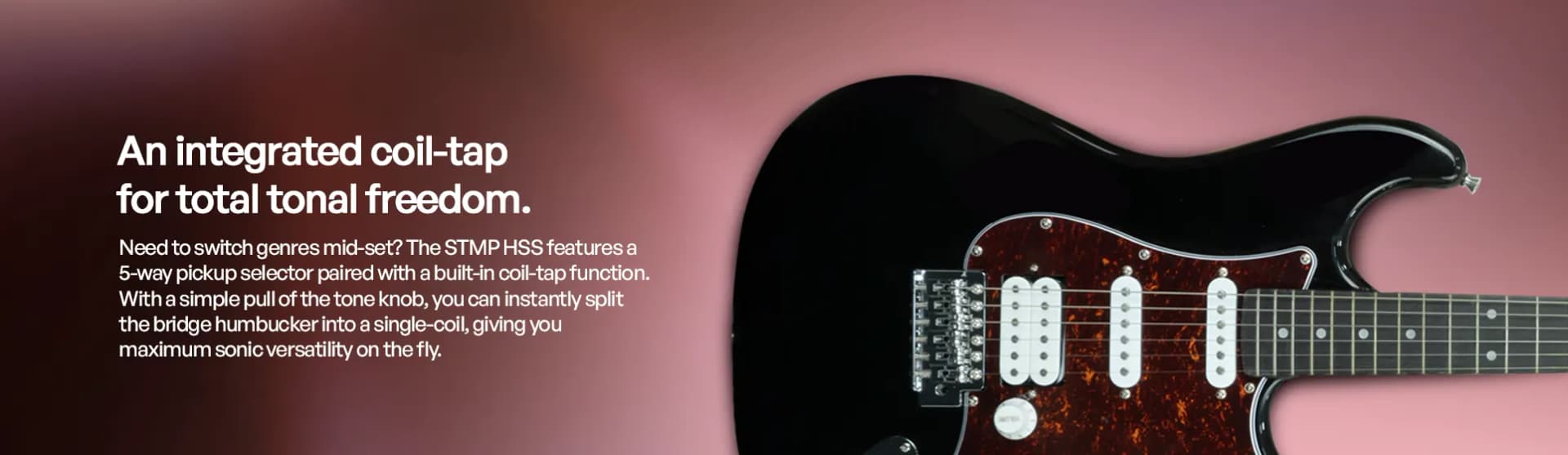 An integrated coil-tap for total tonal freedom